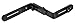 Universal Black L-Shaped Bracket Holder/Mount for Flash Speedlite & Digital Cameras Two Piece Set