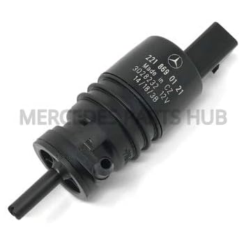 Mercedes Windshield Washer Pump - Fits W220, W210, W211, W203 Models (Part 221 869 01 21)