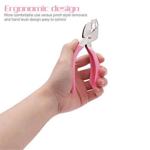 Taigoehua Staple Removers Staple Pull Office Staple Removal Tool Hand-held Comfort(Pink2 Pack)