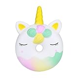 Kawaii Squishies Panda Donuts Cat Squishy Scented Slow Rising Stress Relief Toy (E)