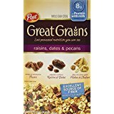 Post, Great Grains, Raisin, Date & Pecan Cereal, 16oz ( 2 Pack) (Cereal Best By Date)