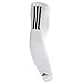 adidas Unisex Compression Arm Sleeve, White/Black, S/M