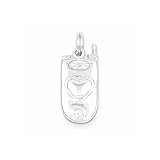 Sterling Silver Polished Movable Cell Phone Charm