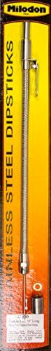 Milodon 22080 Universal 14" Stainless Steel Dipstick with Steel Weld Bung