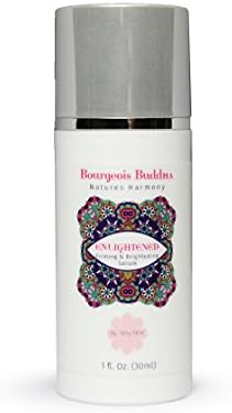 Bourgeois Buddha: ENLIGHTENED Firming and Brightening Serum, Anti-aging topical Botox 44% reduction of deep wrinkles, Vitamin C &amp; E, Essential oils. Vegan, Gluten Free Paraben Free and Cruelty Free