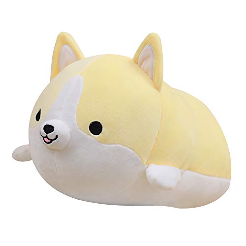 ISAKEN 35cm Corgi Hund Plüsch Kissen Kuscheltier, Süße Hund Plüsch Puppe Shiba Inu Stofftiere Plüsch Spielzeug Weiches…