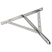 Amarine Made Pair of Stainless Steel Heavy Duty Shelf Brackets,8