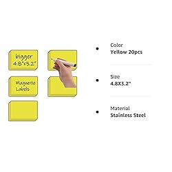STTMGN Dry Erase Big Magnetic Labels