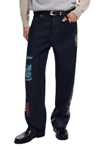 Desigual Denim_Prato, 5001 Marine, Größe 36, blau, 36 EU