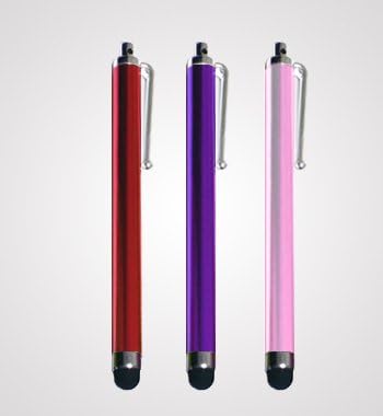 ThePhoneCovers 3 Pcs Colorful Premium Long Stylus Accessory Bundle Pens compatible with Kindle Fire HD,Lenovo THINKPAD,Asus PadFone mini and all Touch Screen devices (Red/Purple/Light Pink)