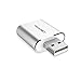 TECKNET Aluminum USB External Stereo Sound Adapter for Windows and Mac, Plug and Play, No Drivers Needed