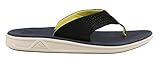 REEF Men's ROVER Sandal, navy/yellow, 150 M US