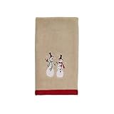Tall Snowman Fingertip Towel by Avanti