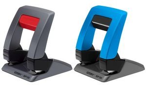 Rapid Supreme SP30 Press Less 2 Hole Punch, Punches up to 40 Sheets, Low Effort Punching, Graphite, 24127301