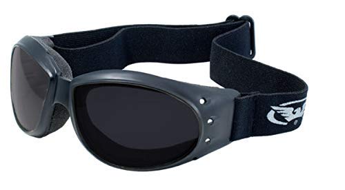 Global Vision Eyewear Eliminator Goggles with Micro-Fiber Pouch, Super Dark Lens - Thumbnail 2