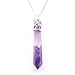 Chakra Reiki Pointed Crystal Pendant Amulet / Talisman Necklace, Bella Jade