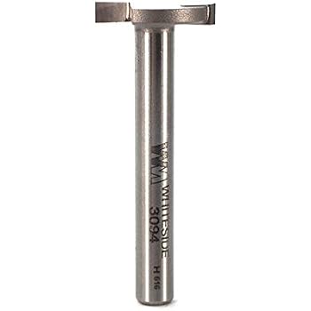Amana Tool Carbide Tipped Flooring Router Bit - 1/8 Inch Radius, 1-1/4 Inch Diameter, 1/4 Inch Shank