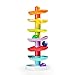 infunbebe Ball Drop Tower Colorful Ball Run Toy with 7 Balls for Toddlers, Activity Toy for Infant from 12 Months and up