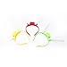 Fun Central 12 Packs - LED Head Boppers - Light Up Fiber Optic Headbands - Assorted