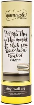 Dawn Nicole Designs Esther 4:14 Perhaps This is the Moment Vinyl Wall Decal, Black, 19 1/2 x 21 1/2 inches