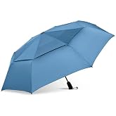 ShedRain Vortex Windproof Compact Travel Umbrella, Auto Open Close | Folding Umbrella, Vented Canopy, Cable Enforced Technology, 75 MPH Wind Rated