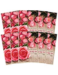 Nature Republic Real Nature Mask 10 Sheets for Skin Hydration (Rose)