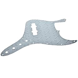 KAISH Diamond Plate 4 String Jazz J Bass Pickguard
