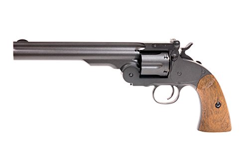 Bear River Schofield No. 3 Revolver - .177 Full Metal Airgun Pistol - CO2 BB Gun Shoot BB or Pellet Ammo