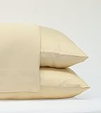 Cariloha Classic Bamboo Pillow Cases by 2 Piece Pillowcase Set - Softest Pillow Cases - 100% Viscose from Bamboo (Standard, Ivory)