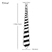 Elviros® Mens Eco-friendly Fashion Solid Color Slim Tie 2.4'' (6cm) (1.6