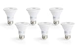 Bakersmith LED PAR20 Dimmable Bulbs - 6-Pack, 3000K, 8W (50W Equivalent), Triac Dimming, 90 CRI, 520 Lumen, E26 Base, Energy Star Certified & UL Listed