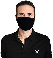 TRAVLEISURE MÁSCARA FACIAL DE Bambú ajustable, reutilizable y lavable