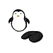 New Kikkerland Zip and Flip Penguin Travel Neck Pillow Penguin Microbead Car Office