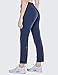 CRZ YOGA Womens 4-Way Stretch 7/8 Ankle Golf Pants Work Sweatpants Dress Yoga Travel Casual Lounge Workout Trousers Pockets True Navy 2 Medium