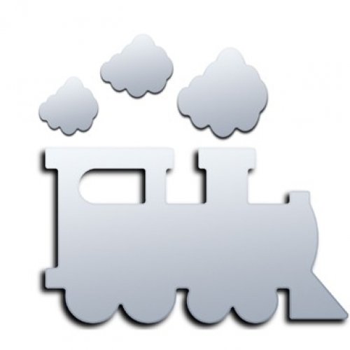 Super Cool Creations Steam Train and Smoke Mirrors 60cm x 60cm