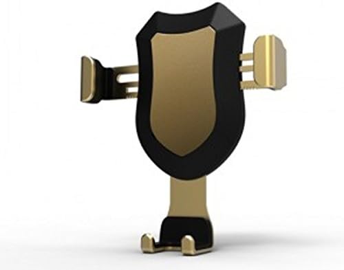 Kanavano car phone bracket outlet Gravity navigation frame for car air outlet/air hole metal version [Gravity sensor automatic clamping] General for apple for Xiaomi for huawei for samsung (gold)