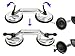 B&S FEEL Heavy Duty Aluminum Double Handle Suction Cup Plate Professional Glass Puller/Lifter/Gripper