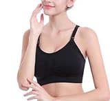 Hands-Free Breastpump Bra Breast Pump Nursing Pumping Breastfeeding Bra - Black XL