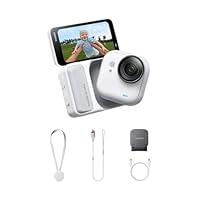 Insta360 GO Ultra Standard Bundle - Tiny Hands-Free 4K Cam, Lightweight & Portable, Low Light Excellence, Mount Anywhere, FlowState Stabilization, 200 Min Battery Life, Waterproof to 33ft