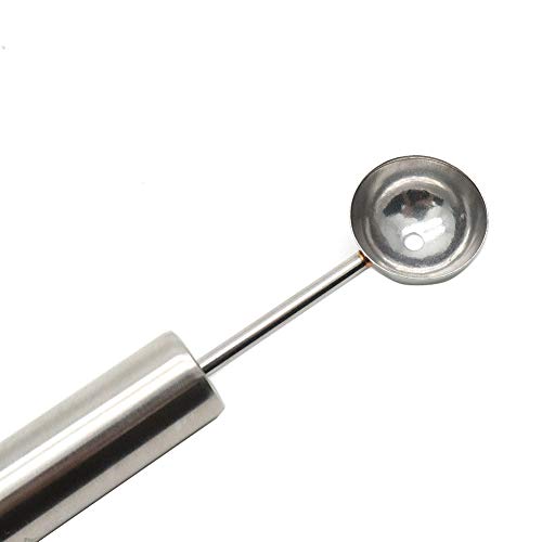 BTMB 2 Pcs Stainless Steel Fruit Digging Carving Knife Melon Baller Engraving Knife for Kitchen