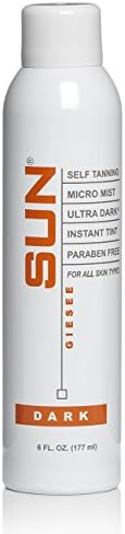 Spray Tan Dark Micro-Mist, At Home Airbrush Spray Tan Natural Sunless Airbrush, Body and Face for Bronzing and Golden Tan - Very Dark Sunless Bronzer Flawless Fake Tanning Airbrush