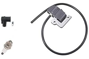 PARTSRUN #513671701 Ignition Coil Module with BM6A Spark Plug and Boot kit for Redmax Husqvarna Zenoah Leaf Blower EB4300, EB4401, EB441, EB6200, EB7001 and Sprayer 362D28,362M18#275071200 ZF432B-HHS