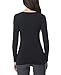 32Degrees Women's Heat Scoop Neck Thermal Top, Black, Medium