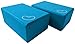 Yoga Block 4 in. x 6 in. x 9 in. Larger Size High Quality 4 colors by Bean ProductsTM – BLUE – 2 PACKthumb 1