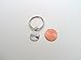 JewelryEveryday Double Pinky Promise Charm Keychains; Couple Keychains, Promise Gift