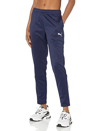PUMA Teamliga Training Pants Pantaloni da Tuta, Peacoat White, S Donna