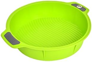 Bakeware Silicone Round Pan, Gela Cake Molds For Baking, The Ideal Choice For Cakes And More - Roudn Pan Green