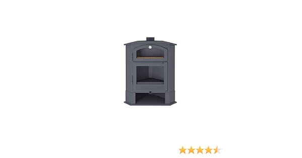Estufa con horno a leña Eco 200-h - Monomat Materiales