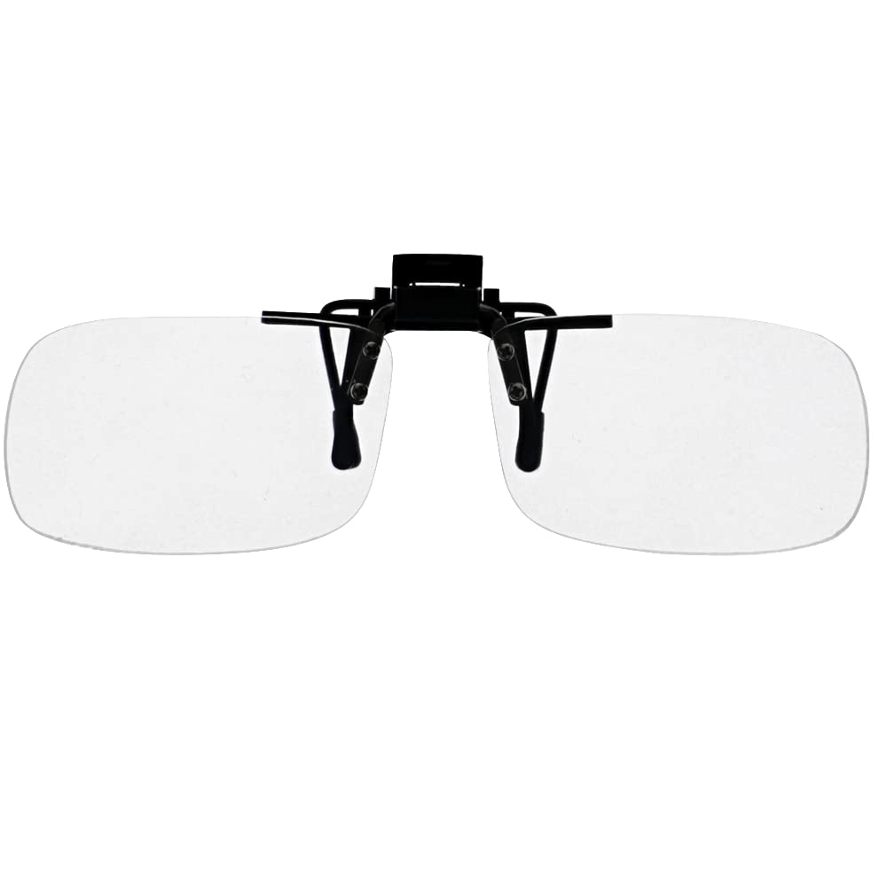 Small Clear Magnifying Clip-On Reading Glasses (+2.75)