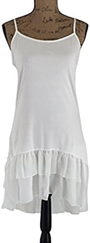 Hi Low Chiffon Lace Shirt Extender, Lace Shirt Extender By Uptown Girl Co (XXXL, Off White)